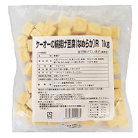 絹揚げ豆腐（なめらか）Ｒ　1kg 原体写真